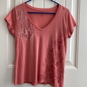 New York & Co V-Neck Tee Shirt